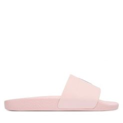 Klapki Polo Ralph Lauren. Czerwone klapki damskie Polo Ralph Lauren, bez wzorów, bez obcasa. Za 319.99 zł.