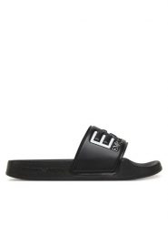 EA7 Emporio Armani Klapki 7Y000037 AF15118 UC001 Czarny. Czarne kalosze chłopięce EA7 Emporio Armani, bez wzorów. Za 119.99 zł.