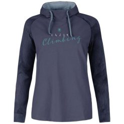 Bluza damska z kapturem Rafiki Estrella. Niebieskie bluzy damskie Rafiki, bez wzorów, z kapturem. Za 365.75 zł.