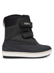 Reima Śniegowce 5400027A-999A Czarny. Czarne buty zimowe chłopięce Reima, bez wzorów, z tworzywa sztucznego, bez zapięcia. Za 319.99 zł.