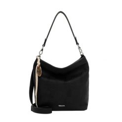 Tamaris Worek TAS Karen Torebki 1 ct Czarny Damski. Czarne torby na ramię damskie Tamaris, z aplikacjami, z materiału, eleganckie, zdobione, bez dodatków. Za 275.99 zł.