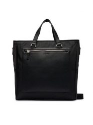 Calvin Klein Torebka Ssnl Raised Logo Tote LV04D3502G Czarny. Czarne torby na ramię męskie Calvin Klein, bez wzorów, z materiału, na ramię. Za 569.99 zł.