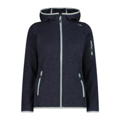 Polar z kapturem dla kobiet CMP. Szare bluzy sportowe damskie CMP, bez wzorów, z polaru, z kapturem, narciarskie. Za 330.50 zł.