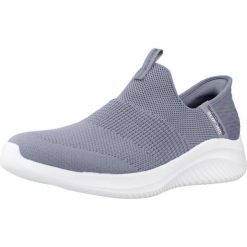 Buty SKECHERS SLIP-INS ULTRA FLEX 3.0 COZY STREAK Niebieski. Niebieskie obuwie sportowe damskie Skechers, bez wzorów, z tkaniny, sportowe, bez zapięcia. Za 406.99 zł.
