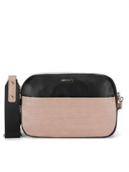 JENNY Torebka JNY-M-001-07 Beżowy. Brązowe listonoszki damskie Jenny, bez wzorów, z tworzywa sztucznego, bez dodatków. Za 109.99 zł.