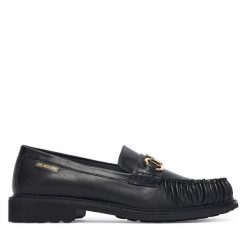 Mokasyny LOVE MOSCHINO. Czarne mokasyny damskie Love Moschino. Za 1,139.00 zł.