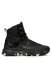 Premiata Trzewiki Saintcro 394M Czarny. Czarne botki męskie Premiata, bez wzorów, ze skóry, bez zapięcia. Za 1,959.00 zł.