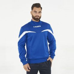 Męska Kurtka Biegowa Calcutta 100% Poliester Niebiesko-Biała. Białe kurtki męskie Legea, m, bez wzorów, z bawełny, bez kaptura. Za 72.00 zł.