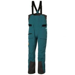 Spodnie narciarskie z szelkami Helly Hansen Sogn Shell. Zielone spodnie snowboardowe męskie Helly Hansen, bez wzorów, narciarskie. W wyprzedaży za 1,139.00 zł.