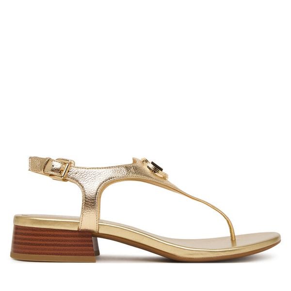 Sandały MICHAEL Michael Kors. Żółte sandały damskie MICHAEL Michael Kors, bez wzorów, bez obcasa, na płaskiej podeszwie, bez zapięcia. Za 615.99 zł.