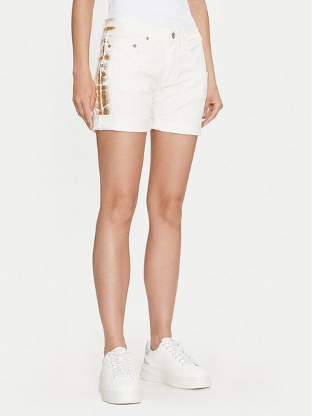 Please Szorty jeansowe Unbleached D0G8CV9W8L Écru Regular Fit. Szorty damskie Please, l, bez wzorów, z bawełny. Za 419.99 zł.