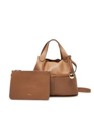 Furla Torebka Primrose M WB01707 HSF000 CN YU500 Brązowy. Brązowe torebki do ręki damskie Furla, bez wzorów, ze skóry, bez dodatków. Za 1,739.00 zł.