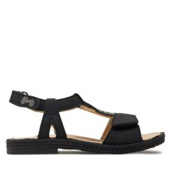 Sandały Primigi. Czarne sandały dziewczęce Primigi, bez zapięcia. Za 159.99 zł.