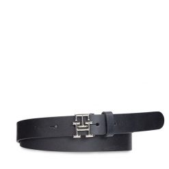 Pasek Tommy Hilfiger. Czarne paski damskie Tommy Hilfiger, bez wzorów. Za 164.99 zł.