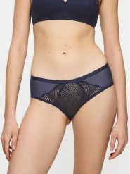 Triumph Bokserki Delightful Spotlight 10221040 Granatowy. Niebieskie bokserki damskie Triumph, bez wzorów, z syntetyku. Za 42.00 zł.