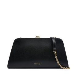 Torebka Coccinelle. Czarne torebki do ręki damskie Coccinelle, bez wzorów, wizytowe, bez dodatków. Za 1,209.00 zł.