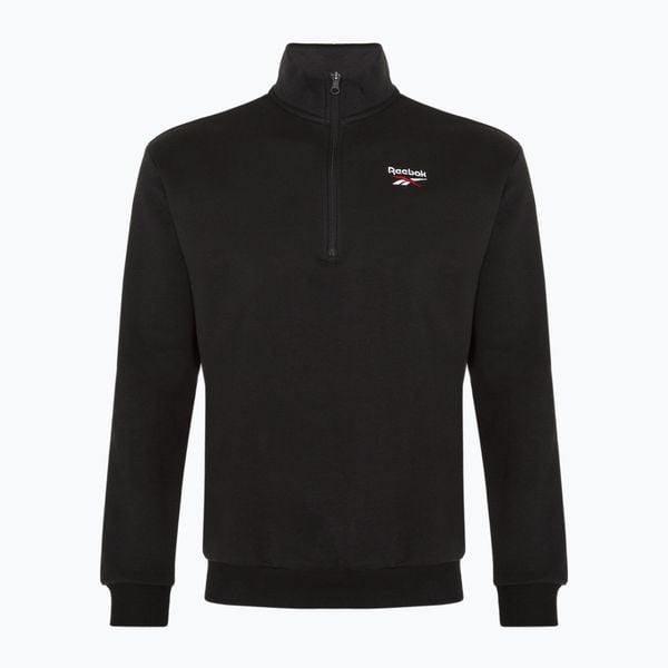 Bluza Reebok Identity Fleece 1/4 Zip. Czarne bluzy męskie REEBOK FITNESS, m, bez wzorów, bez kaptura, na fitness i siłownię. Za 189.99 zł.
