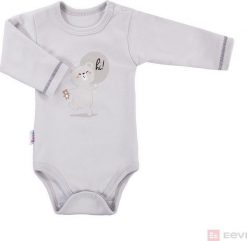 Ewa Klucze BODY niemowlęce wyprawka SNOW DŁ SZARY 086 BODY SNOW DŁ SZARY 068. Białe body niemowlęce Ewa Klucze, bez wzorów, bez ramiączek. Za 31.99 zł.
