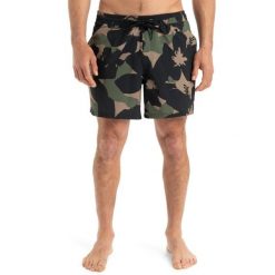 Szorty kąpielowe dla Mężczyzn SURFSILK STRAIGHT 16" Brązowy. Zielone krótkie spodenki sportowe męskie Quiksilver, m, bez wzorów, z elastanu. Za 249.99 zł.