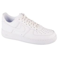 Buty sportowe Sneakersy unisex, Air Force 1 '07 Fresh. Białe obuwie sportowe damskie Nike, bez wzorów, z gumy, trekkingowe, Nike Air Force. Za 569.99 zł.