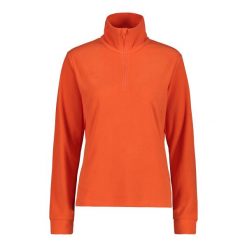 Damski polar CMP. Brązowe bluzy sportowe damskie CMP, bez wzorów, z polaru, bez kaptura, narciarskie. Za 130.90 zł.
