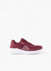 Sneakersy Kappa na lekkiej podeszwie. Czerwone obuwie sportowe damskie bonprix, bez wzorów. Za 189.99 zł.