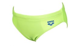 Slipy kąpielowe chłopięce na basen Arena Training Kids. Niebieskie kąpielówki dla chłopców Arena, bez wzorów, z elastanu. Za 41.98 zł.