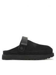 Ugg Klapki W Goldenstar Clog 1138252 Czarny. Czarne klapki damskie UGG, bez wzorów, ze skóry, bez obcasa. Za 589.99 zł.
