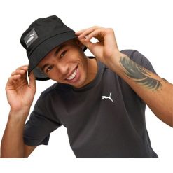 Kapelusz Puma Core Bucket, Dla obu płci. Czarne czapki i kapelusze damskie Puma, bez wzorów, z bawełny. Za 104.60 zł.