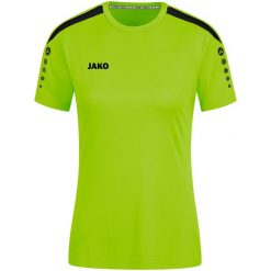 Damski jersey Jako Power. Zielone koszulki sportowe damskie Jako, bez wzorów, z jersey, bez kołnierzyka, bez ramiączek, do piłki nożnej. Za 177.00 zł.