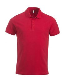 Clique Classic Lincoln S/S koszulka polo z bawełny, nowoczesny krój. Czerwone koszulki polo męskie CLIQUE, s, bez wzorów, z bawełny, klasyczne, bez ramiączek. Za 121.45 zł.