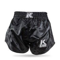 Spodenki do boksu tajskiego King Pro Boxing Retro Hybrid 1. Czarne krótkie spodenki sportowe męskie KING PRO BOXING, xl, bez wzorów, na fitness i siłownię. Za 254.00 zł.