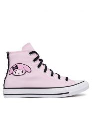 Converse Trampki Chuck Taylor All Star A21836C Różowy jasny. Czerwone trampki i tenisówki damskie Converse, bez wzorów, z materiału, retro, bez zapięcia. Za 399.99 zł.