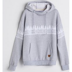 Bluza z motywem zimowym - Jasny szar. Szare bluzy męskie Reserved. Za 139.99 zł.