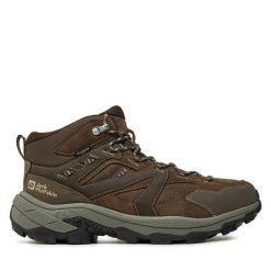 Trekkingi Jack Wolfskin. Brązowe trekkingi męskie Jack Wolfskin, trekkingowe. Za 599.99 zł.