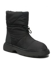 Jenny Fairy Śniegowce WS5801-05 Czarny. Czarne kozaki damskie Jenny Fairy, z materiału. Za 179.99 zł.
