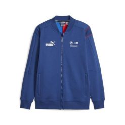 Bluza męska Puma BMW MMS MT7 62121304. Niebieskie bluzy męskie Puma, l, bez wzorów, z bawełny, z kapturem. Za 327.04 zł.
