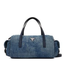 Torebka Guess. Niebieskie torebki do ręki damskie Guess, z aplikacjami, klasyczne, bez dodatków. Za 527.99 zł.