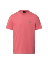 Lyle & Scott T-shirt Mężczyźni Dżersej różowy, L. Czerwone t-shirty męskie Lyle & Scott, l, z aplikacjami, z dżerseju, bez kołnierzyka. Za 119.95 zł.