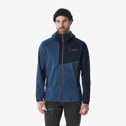 Kurtka softshell Alpinism Light męska. Czerwone kurtki sportowe męskie SIMOND, l, bez wzorów, z materiału, wspinaczkowe. Za 249.99 zł.