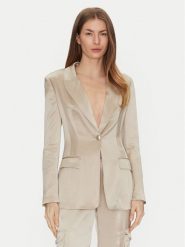 Marciano Guess Marynarka 5RGN01 7248A Brązowy Regular Fit. Brązowe żakiety damskie Marciano Guess, z aplikacjami, z wiskozy. Za 769.99 zł.