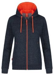 Damska bluza Loap Edita niebieska. Brązowe bluzy sportowe damskie ÀLG, s, bez wzorów, z bawełny, z kapturem. Za 200.99 zł.