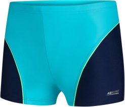 Spodenki pływackie młodzieżowe Aqua Speed LEO. Niebieskia kąpielówki dla chłopców Aqua-Speed, bez wzorów, z dzianiny. Za 45.00 zł.
