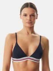 Tommy Hilfiger Góra od bikini UW0UW06350 Granatowy. Niebieskie bikini damskie Tommy Hilfiger, xl, bez wzorów. Za 209.99 zł.