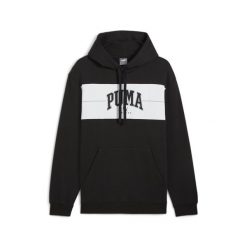 Bluza męska z kapturem PUMA SQUAD PUMA Black. Czarne bluzy męskie Puma, m, bez wzorów, z bawełny, z kapturem. Za 180.99 zł.
