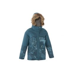 Kurtka SH500 X-WARM dla dzieci. Szare kurtki i płaszcze dla dziewczynek QUECHUA. Za 169.99 zł.