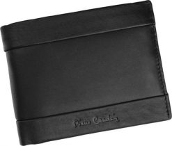 Pierre Cardin Portfel męski skórzany PIERRE CARDIN TILAK25 8805 RFID Czarny uniwersalny. Czarne portfele męskie Pierre Cardin, bez wzorów. Za 107.77 zł.