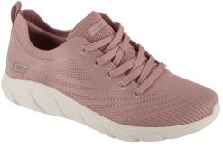 Buty sportowe Sneakersy damskie, Bobs B Flex - Graceful Stride. Czerwone obuwie sportowe damskie Skechers, bez wzorów, z materiału, trekkingowe. Za 229.99 zł.