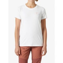 Koszulka szybkoschnąca damska Helly Hansen Skog Recycled Graphic Tee. Białe koszulki sportowe damskie Helly Hansen, bez wzorów, bez kołnierzyka, bez ramiączek. Za 156.99 zł.