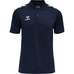 Polo Hummel hmlCore. Niebieskie koszulki polo męskie Hummel, m, bez wzorów, bez ramiączek. Za 157.50 zł.